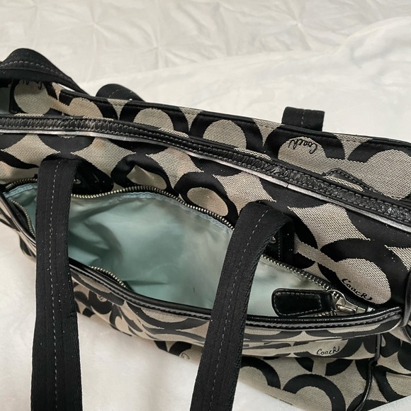 Coach Signature Monogram Diaper Bag - Picture 4 of 11